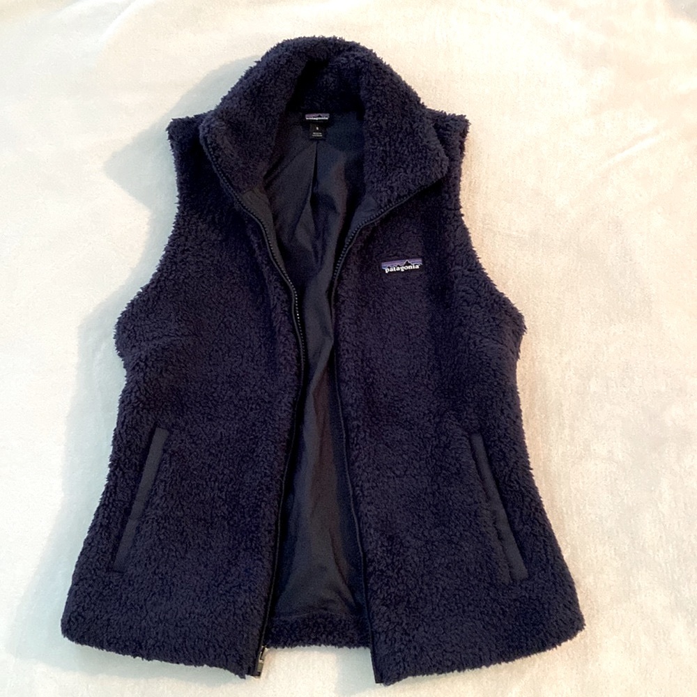 Patagonia Fleece Vest- navy blue